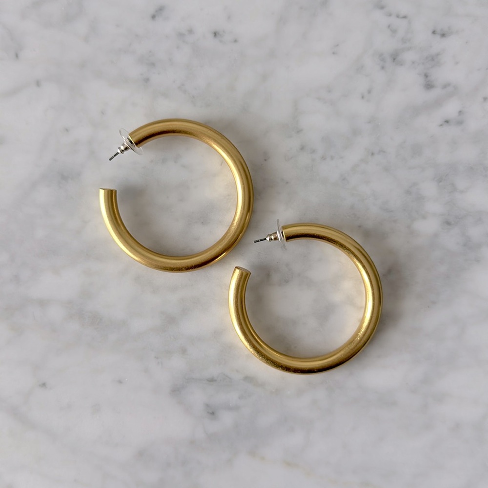 Madewell Chunky Large Hoops